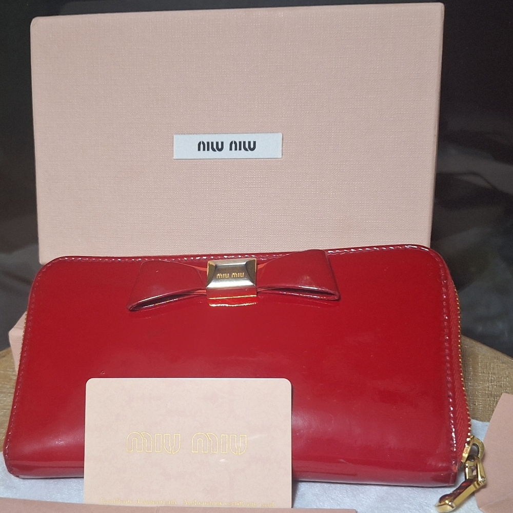 Miu Miu Red Wallet